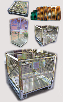 combination of mail cages